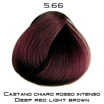 5.66 Крем-краска для волос Colorevo Светло-каштановый красный интенсивный 100 мл