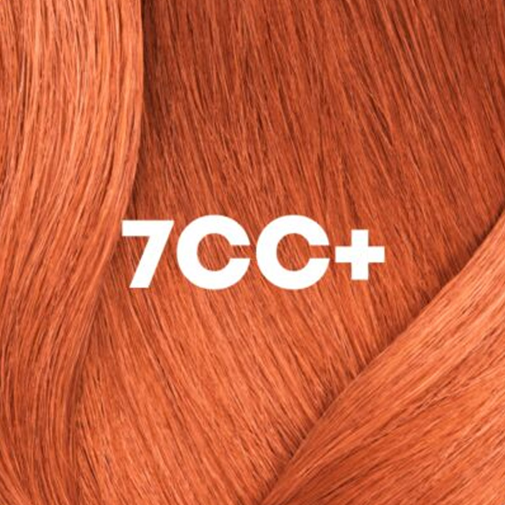 картинка 7СС+ Super Sync Pre-Bonded Безаммиачный краситель для волос, блондин глубокий медный + - 7.44, 90 мл