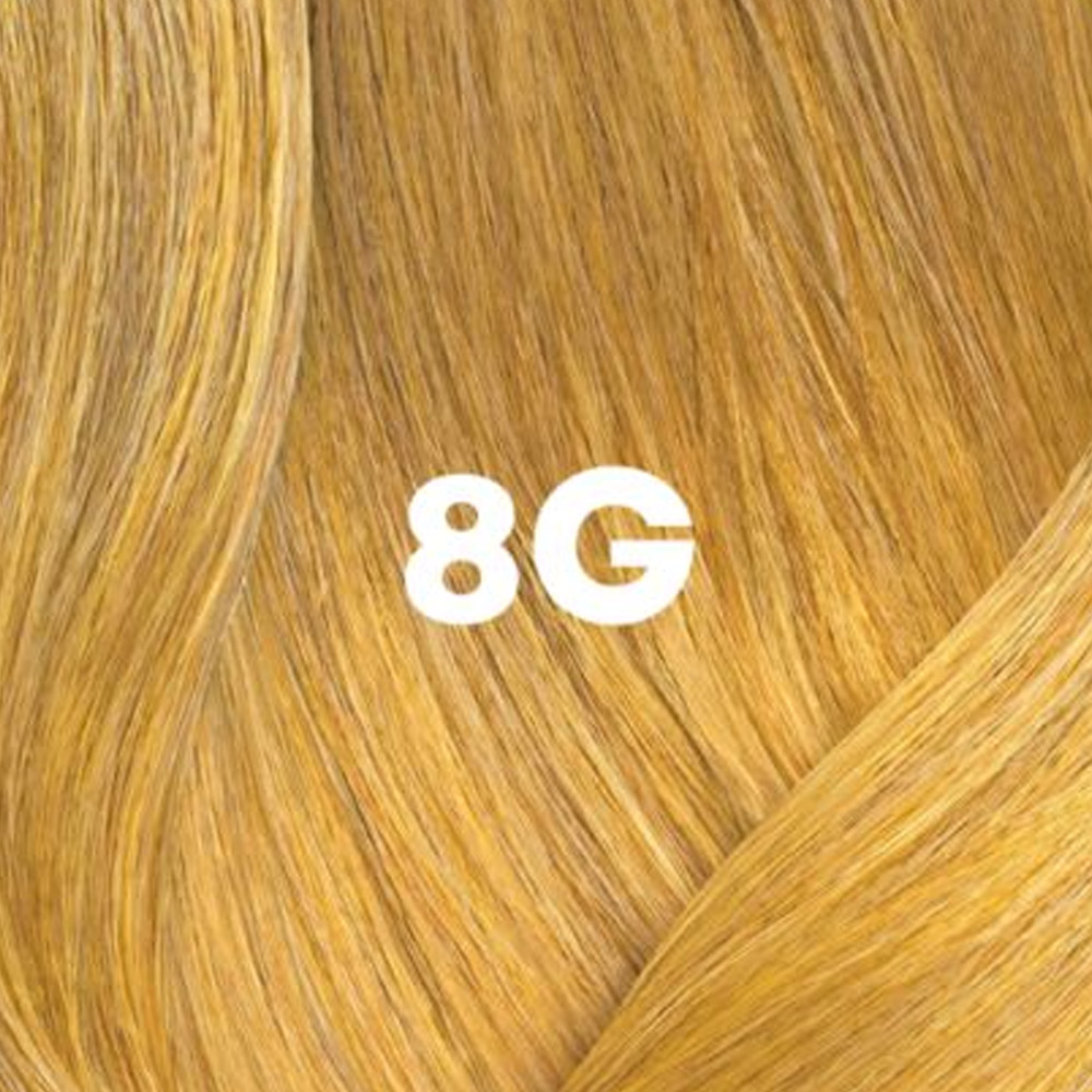 картинка 8G Безаммиачный краситель для волос Super Sync Pre-Bonded, светлый блондин золотистый, 90 мл