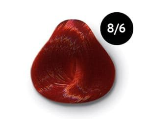 8/6 светло-русый красный