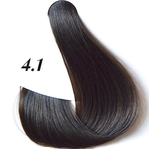 картинка 4.1 Полуперманентный краситель для волос Flow, Chestnut Ash, Темный Шатен Пепельный, 60 мл