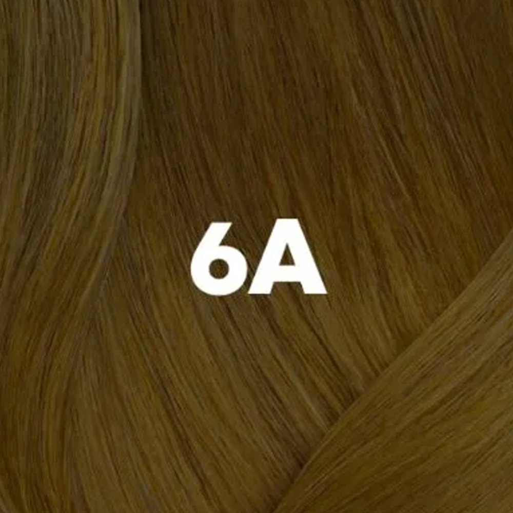 картинка 6A Безаммиачный краситель для волос Super Sync Pre-Bonded, темный блондин пепельный - 6.1, 90 мл