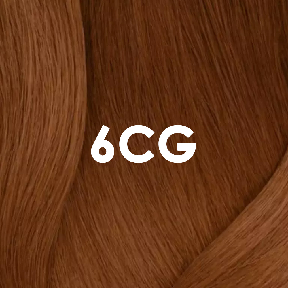 картинка 6CG Безаммиачный краситель для волос Super Sync Pre-Bonded, темный блондин медно-золотистый - 6.43, 90 мл