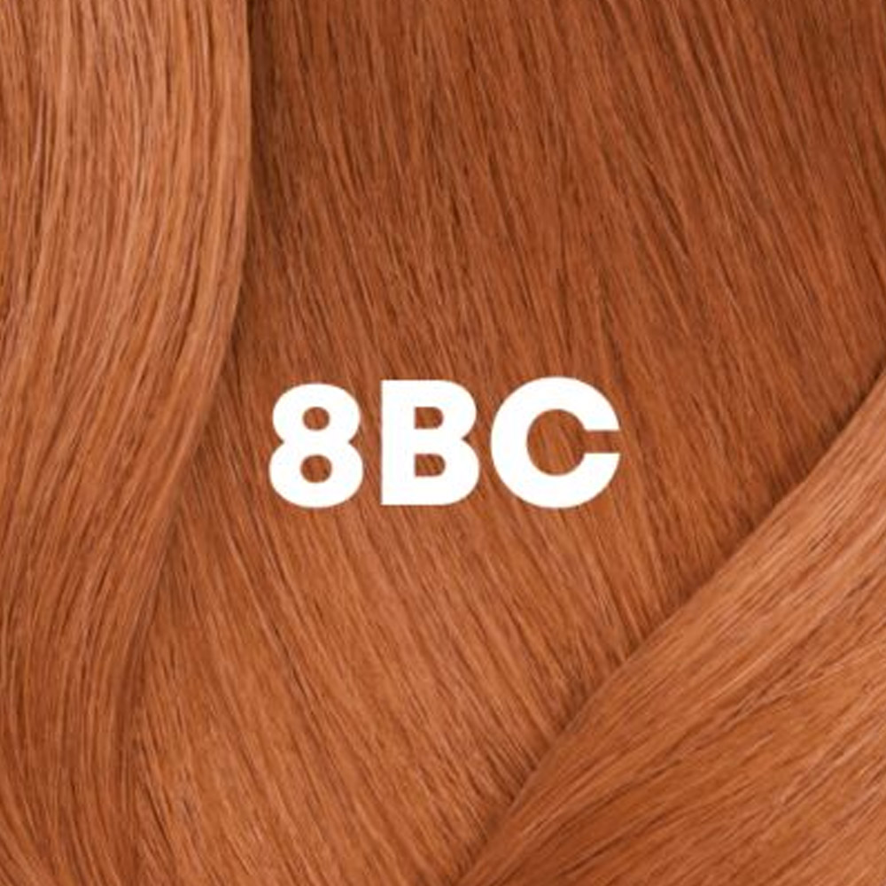 картинка 8BC Super Sync Pre-Bonded Безаммиачный краситель для волос, светлый блондин коричнево - медный 8.34, 90 мл