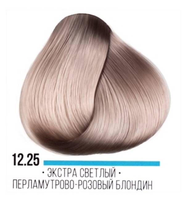 картинка 12.25 Стойкая крем-краска для волос ААА, экстра светлый перламутрово-розовый блондин, 100 мл