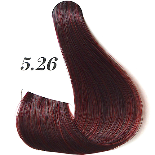 картинка 5.26 Полуперманентный краситель для волос Flow, Light Brow Violet Red, Шатен Фиолетово-Красный, 60 мл