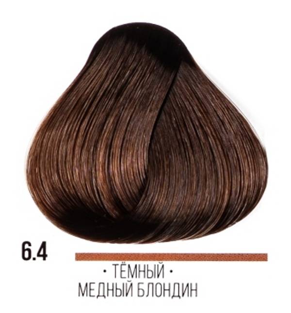 картинка 6.4 Стойкая крем-краска для волос ААА, темный медный каштан, 100 мл