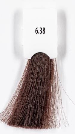 картинка 6.38 Стойкая крем-краска для волос Baco Soft, темный золотисто-коричневый блондин, 60 мл