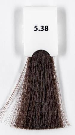 картинка 5.38 Крем-краска для волос Baco Color, золотисто-коричневый светлый каштан, 100 мл