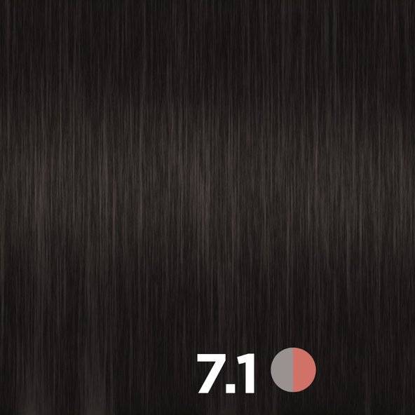 картинка 7.1 Крем-краска для волос Aurora Demi Permanent Легкий пепельный блондин, 60 мл