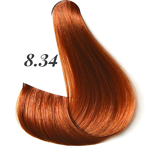 8.34 Light Blonde Golden Copper, Светло Русый Золотисто Медный