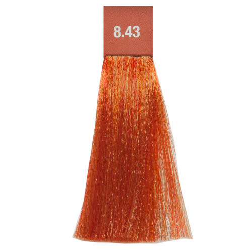 картинка 8.43 Краситель для волос SOFTCOLOR Multivalent Color Cream Медный золотистый светлый блондин, 100 мл