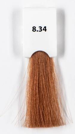 картинка 8.34 Крем-краска для волос Baco Color, светлый золотисто-медный блондин, 100 мл