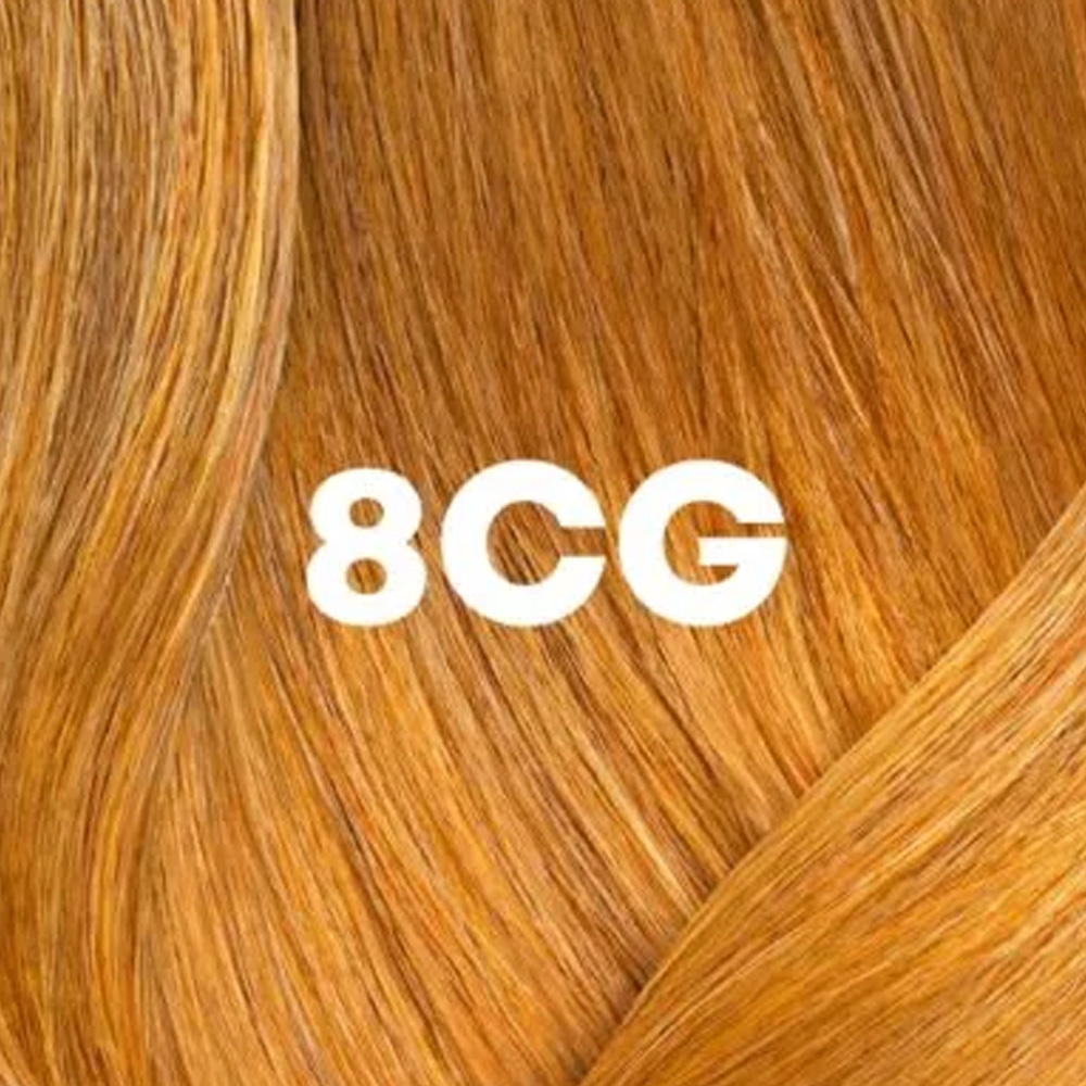 картинка 8CG Безаммиачный краситель для волос Super Sync Pre-Bonded, светлый блондин медно-золотистый - 8.43, 90 мл