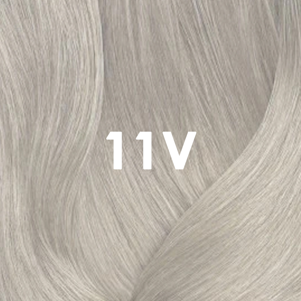 картинка 11V Безаммиачный краситель для волос Super Sync Pre-Bonded, Ультра светлый блондин перламутровый - 11.2, 90 мл
