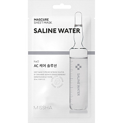 Тканевая маска с минерализированной водой Mascure Saline Water, 28 мл