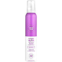 Мусс для фиксации волос Crazy Styles Hair Fixing Mousse, 386 мл