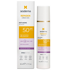 Солнцезащитный антивозрастной крем для лица REPASKIN Urban 365 Anti-Aging SPF50, 50 мл