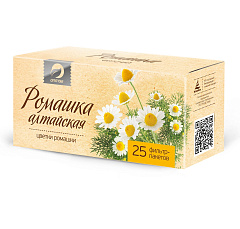 Травяной чай "Ромашка",  25 фильтр-пакетов х 1,2 гр
