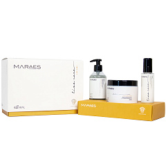 Набор для прямых волос Liss Care Gift Box: шампунь 250 мл + маска 500 мл + восстанавливающий флюид 150 мл