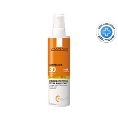 Солнцезащитный невидимый спрей для лица и тела Anthelios SPF 30/PPD 14, 200 мл
