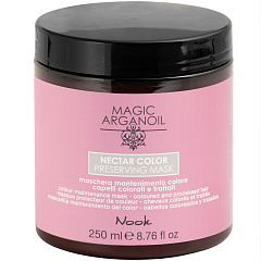 Ухаживающая стабилизирующая маска для окрашенных, обесцвеченных волос Nectar Color Preserving Mask, 250 мл