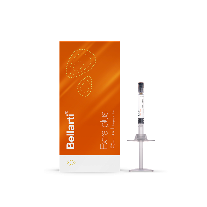 Белларти Extra plus,  имплантат внутридермальный, 1,5%+0,03%, 2 мл
