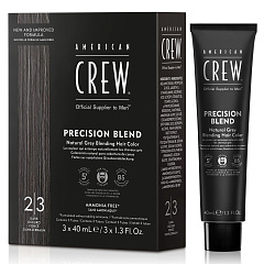 Камуфляж для седых волос,Темный натуральный 2/3, 3*40 мл