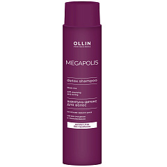 Шампунь-детокс для волос на основе чёрного риса Megapolis, 400 мл