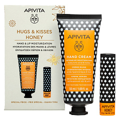 Набор Hugs & Kisses Honey: крем для рук 50 мл + стик для губ