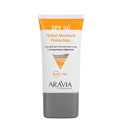 Солнцезащитный крем для лица с тонирующим эффектом Tinted Moisture Protection SPF 50, 50 мл