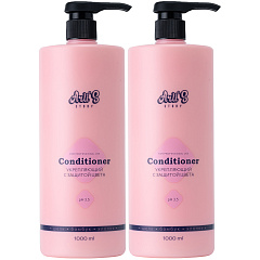 Укрепляющий кондиционер для волос с защитой цвета, 1000 мл х 2 шт