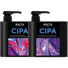 Набор средств для нейтрализации теплых оттенков CIPA: кондиционер 500 мл + шампунь  500 мл