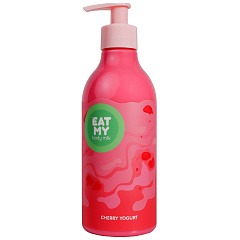 Молочко для тела "Вишневый йогурт", флакон с дозатором, 400 мл