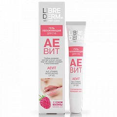 Гель увлажняющий для губ с соком малины АЕВИТ 20 мл