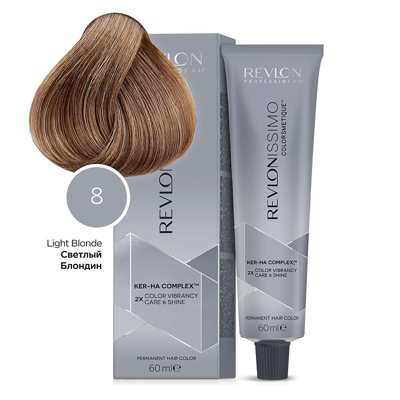 картинка 8 Перманентный краситель Revlonissimo Colorsmetique Светлый блондин, 60 мл