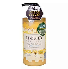 Гель для душа увлажняющий с экстрактом меда и молока Honey Milk, 500 мл