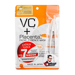 Маска с плацентой и витамином C, 7 шт