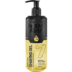 Гель для бритья Shaving Gel Gold One N7, 400 мл