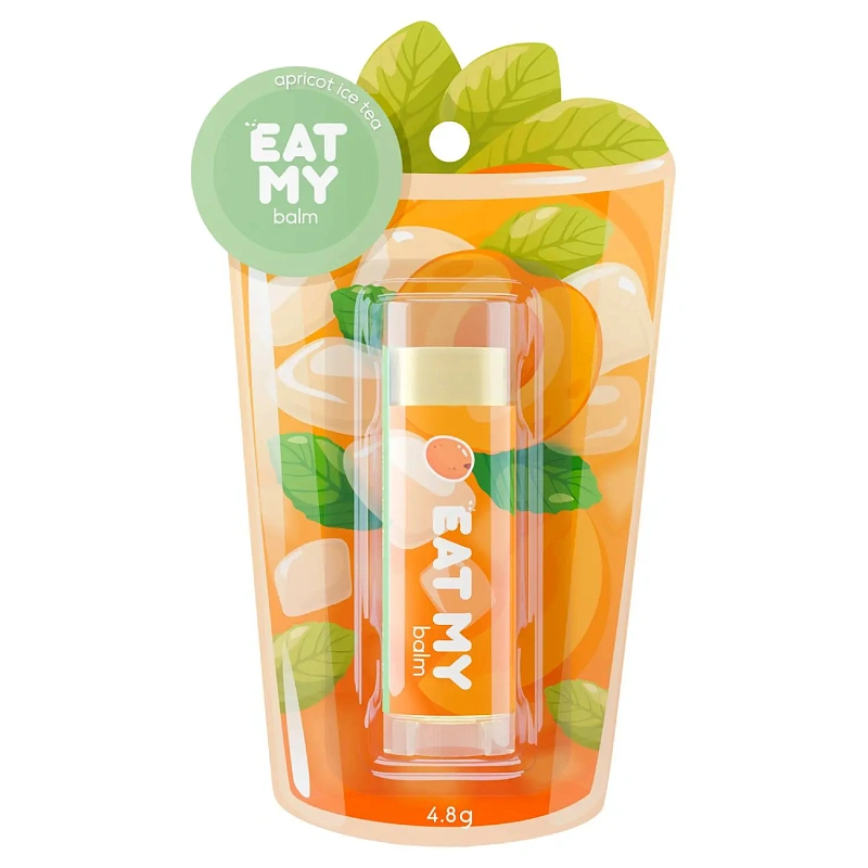 Бальзам для губ "Абрикосовый айс ти", 4,8 гр