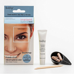 Краска-хна с эффектом татуажа для бровей, Коричневый, 4 капсулы