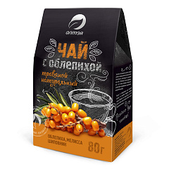 Травяной чай с облепихой, 80 гр