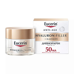 Крем для дневного ухода за кожей HYALURON-FILLER + ELASTICITY, 50 мл
