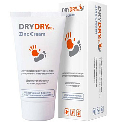 Антиперспирант при умеренном потоотделении Zinc Cream, 50 мл