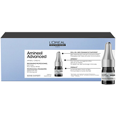 Программа от выпадения волос Aminexil Advanced, 10 ампул х 6 мл