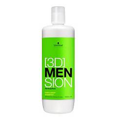 Шампунь для волос и тела [3D]MEN Hair&Body Shampoo, 1000 мл