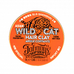Глина для устойчивой фиксации волос Wild Cat Hair Sculpting Clay, 70 гр