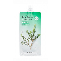 Увлажняющая маска для лица Pure Source Pocket Pack Tea Tree, 10 мл