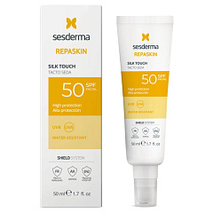 Дневной солнцезащитный крем с нежностью шелка для лица Silk Touch SPF50, 50 мл