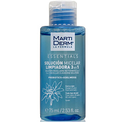 Мицеллярный очищающий раствор 3 в 1 Essentials, 75 мл